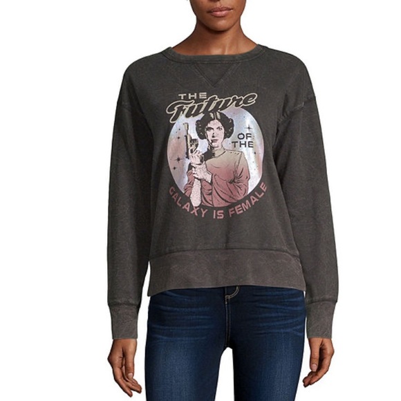 Star Wars Tops - STAR WARS Crew Neck Long Sleeve Sweatshirt